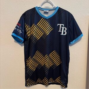 Tampa Bay Rays BDA Sports Randy Arozarena #56 blue mens T-shirt size M Giveaway